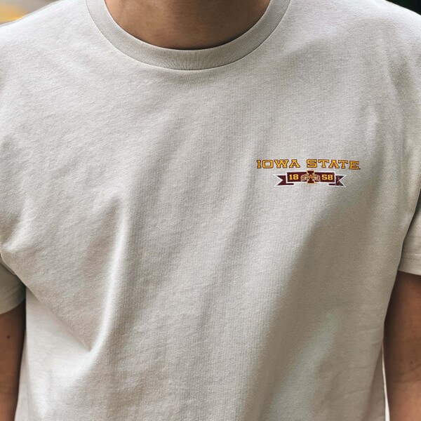 Uscape I-State Football Cream Short Sleeve T-Shirt